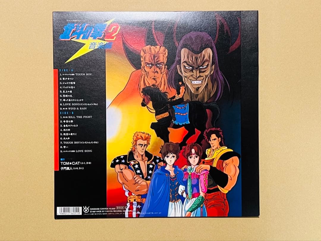 北斗の拳2 音楽編 LP レコード