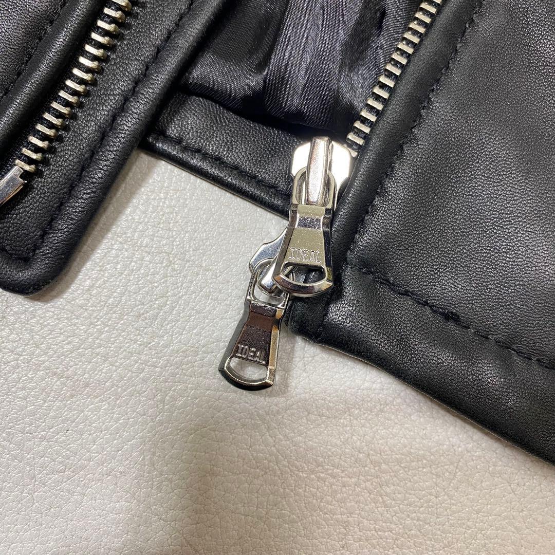 ビューティアンドユース メンズ BY シープ シングルライダース 羊革