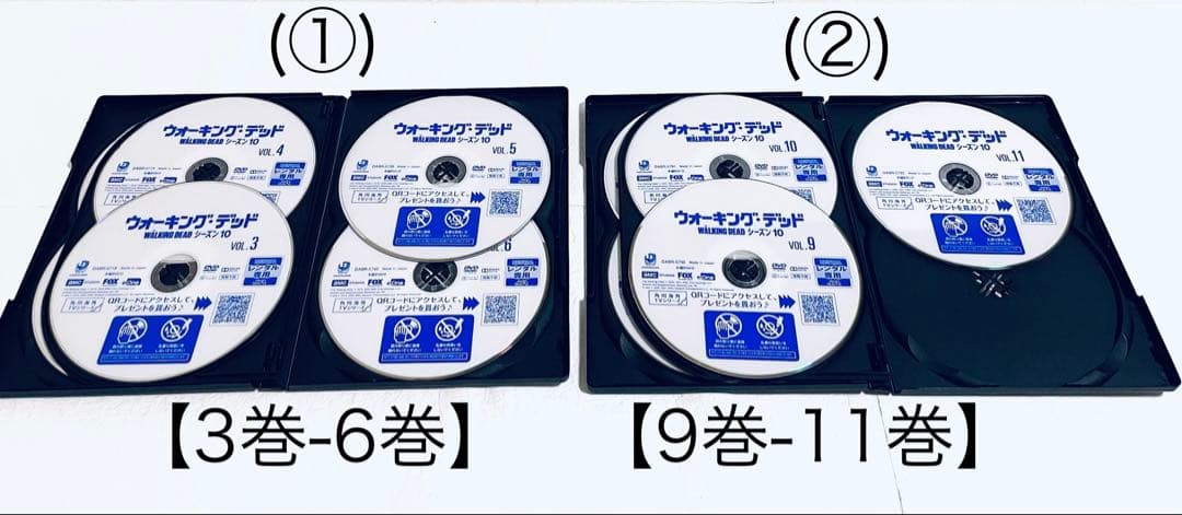 ウォーキング・デッド　シーズン10 【全11巻】　レンタル版DVD 全巻セット