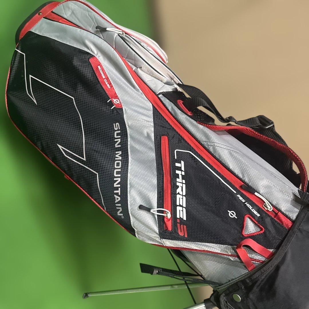 美品　SUN MOUNTAIN THREE 5 スタンドバッグ