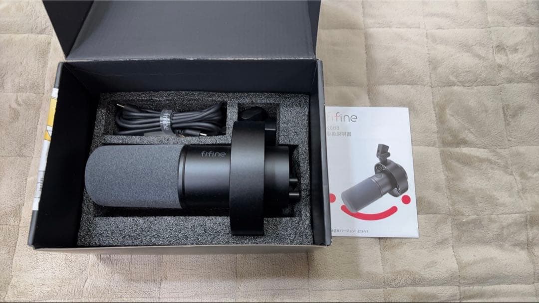 FIFINE ダイナミックポットキャストマイク USB/XLR接続可能