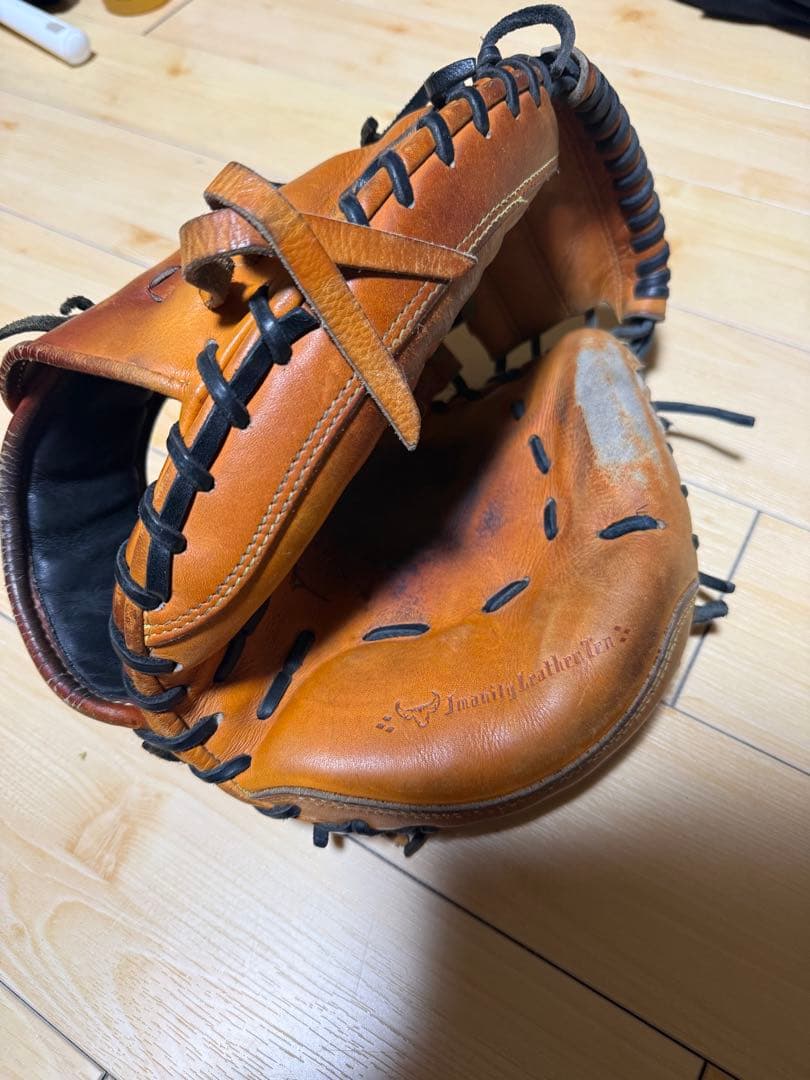 茶色 レザー 硬式野球グローブ