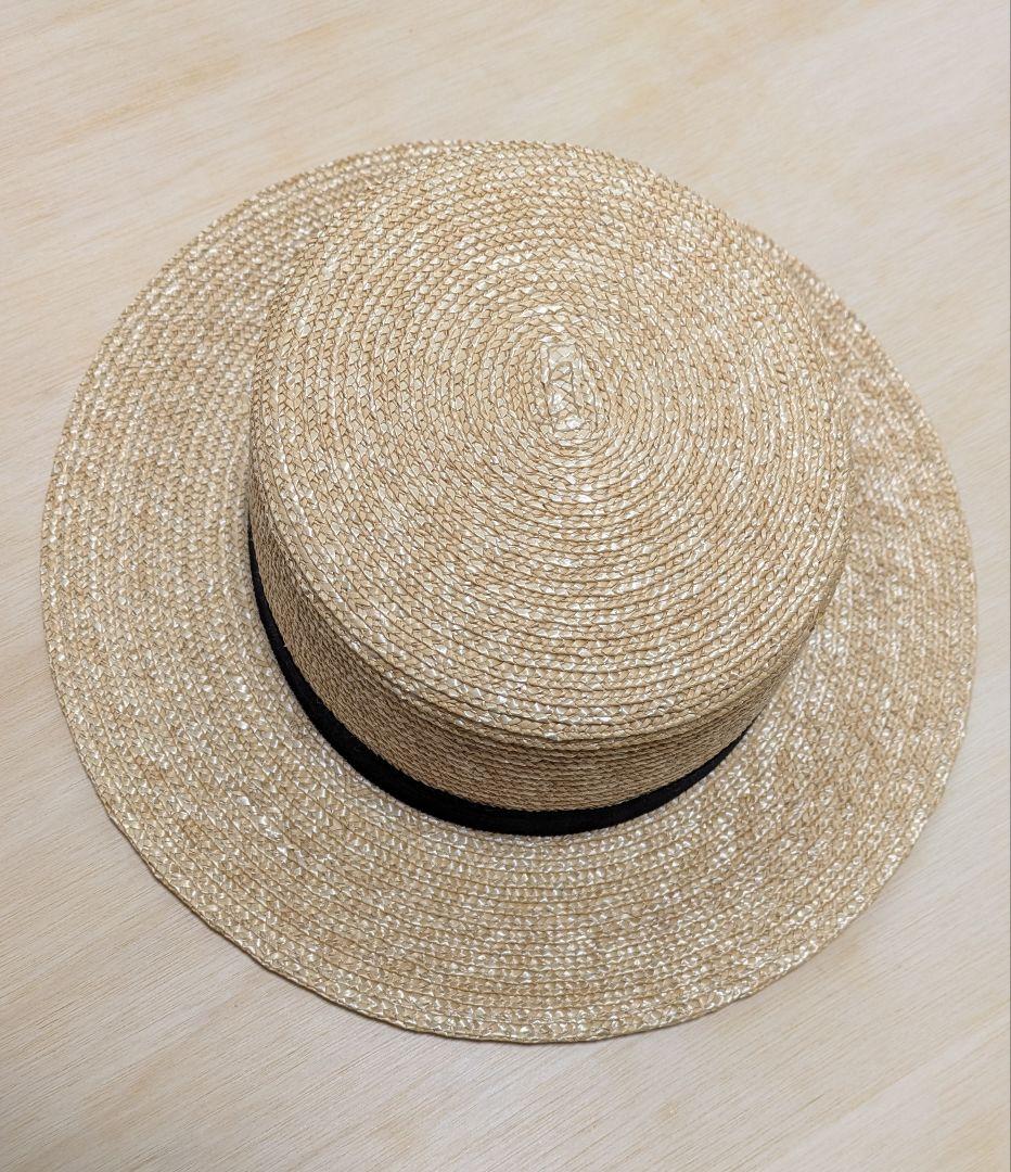 田中帽子店 マランフェム　カンカン　麦わら 57.5cm 日本製