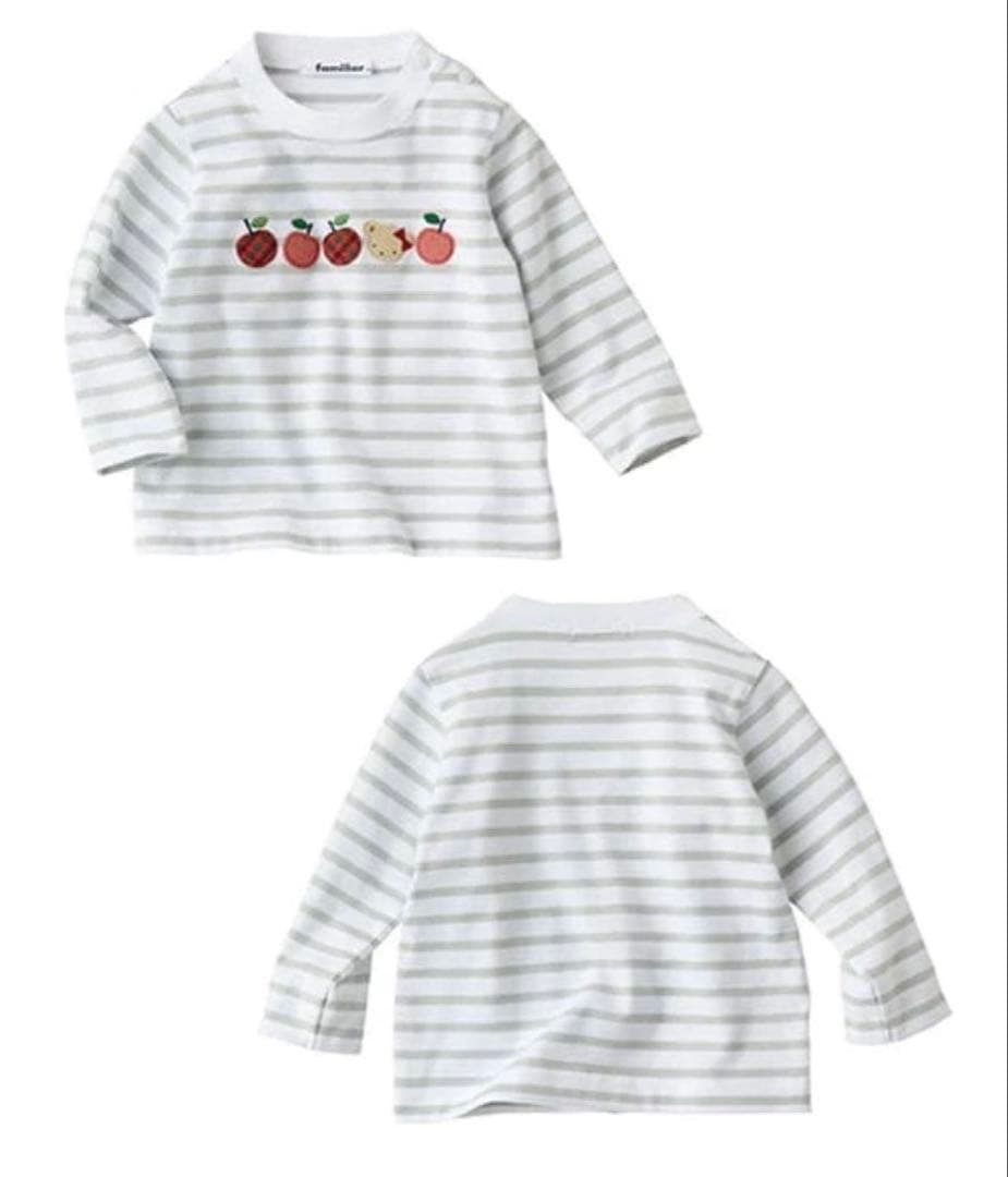 familiar ストライプ柄 Tシャツ 90サイズ