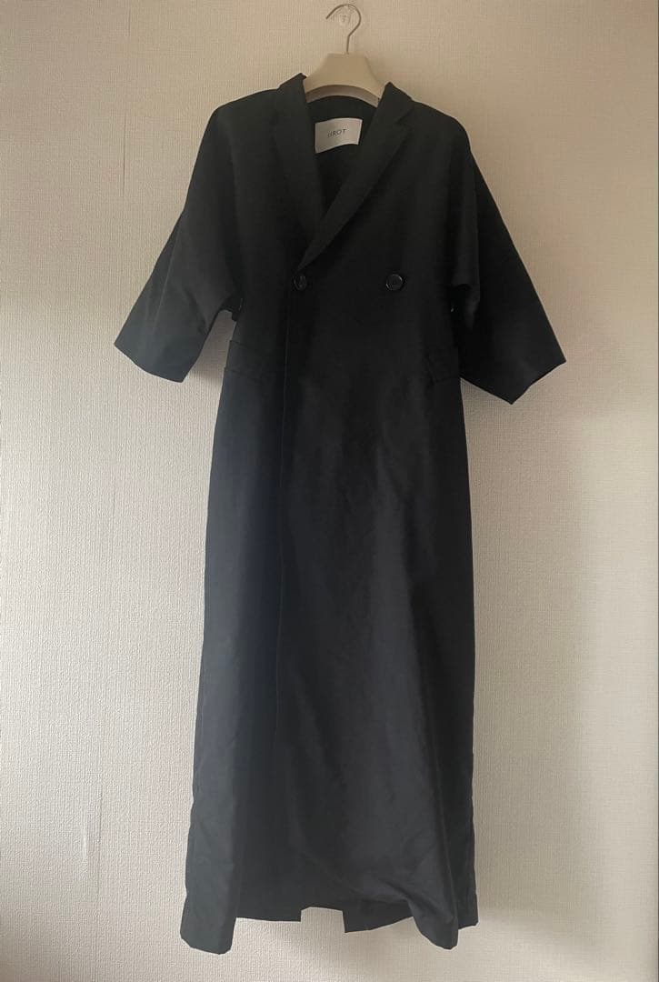 shi　IIROT モヘアポプリンテーラードドレス