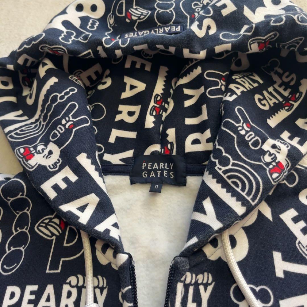 パーリーゲイツ　裏起毛　セットアップ　パーカー　スカート　どうしちゃったPG