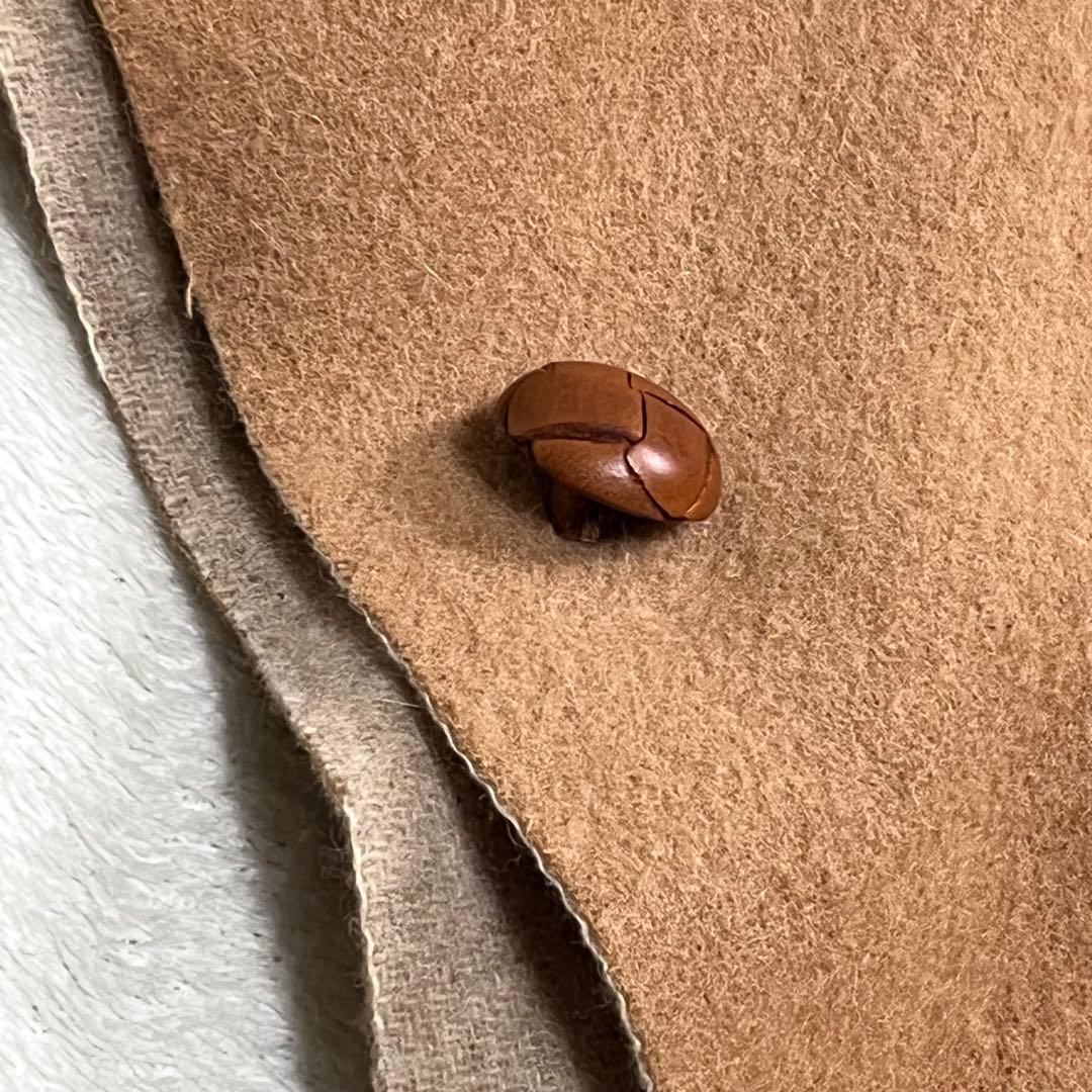 美品『Diagram ダイアグラム』ケープコート ラクーンファー ポンチョ