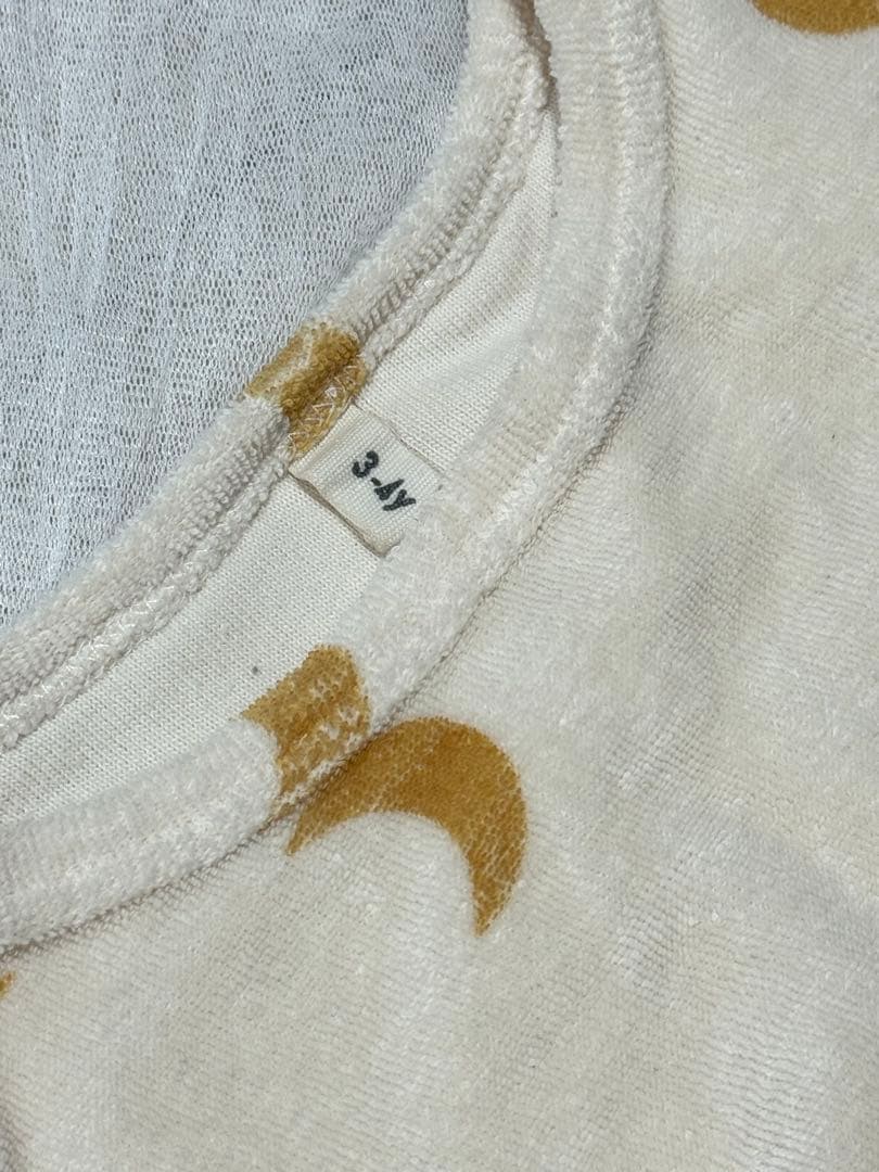 organic zoo 月柄Tシャツ・ショートパンツセット 3-4歳