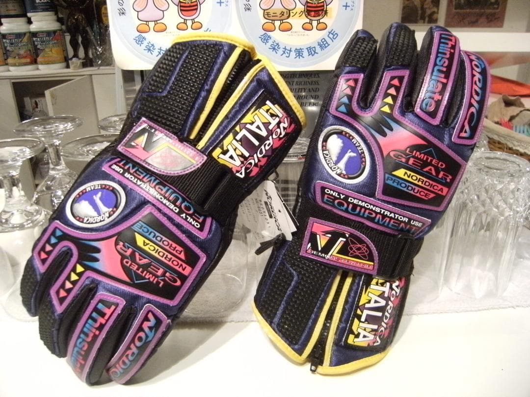 未使用★昭和レトロ★日本製★スキー NORDICA ノルディカ 手袋 グローブ