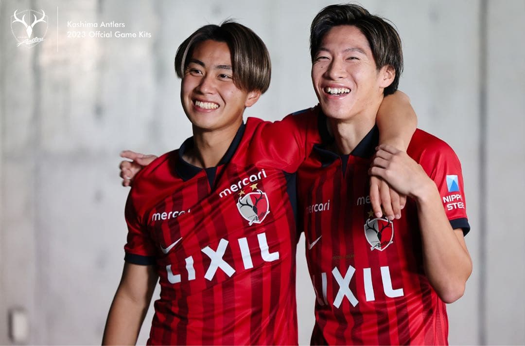 鹿島アントラーズ　タオル付き 2023 ユニフォーム　正規品　サイズXL