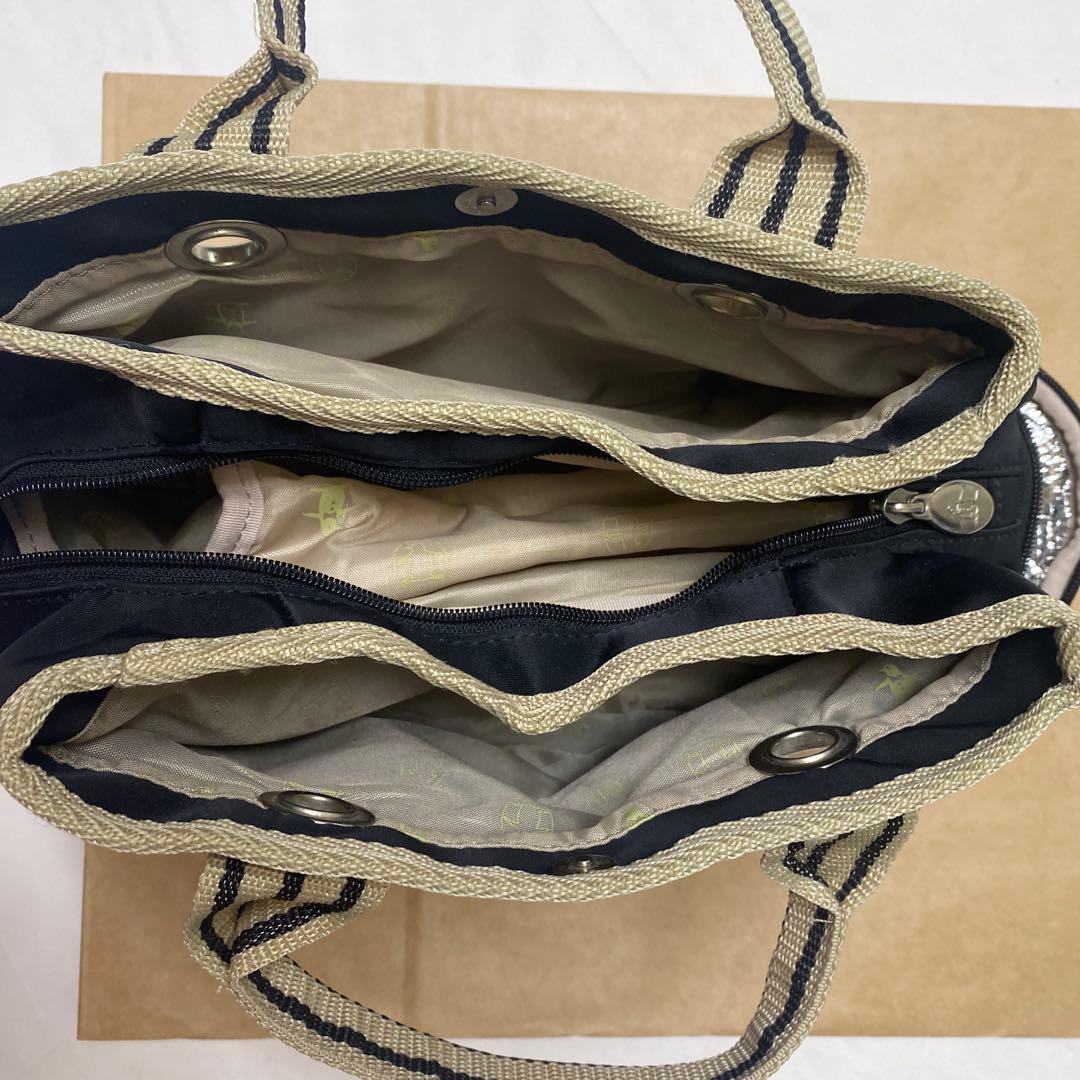 マンシングウェア　ジャカードテープ　パイピング　カートバック　ブラック