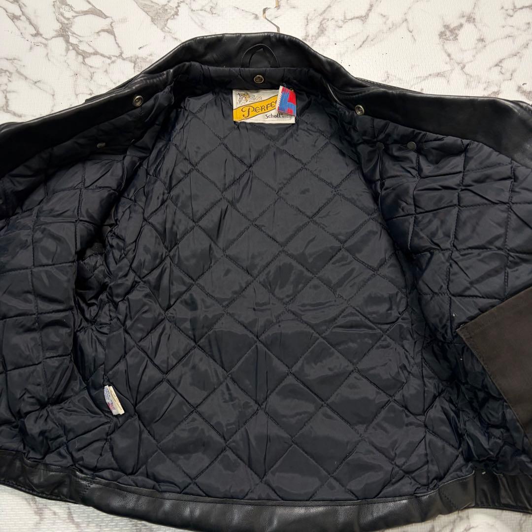 【米国製】schott ダブルライダース 118 40size カウハイド 黒