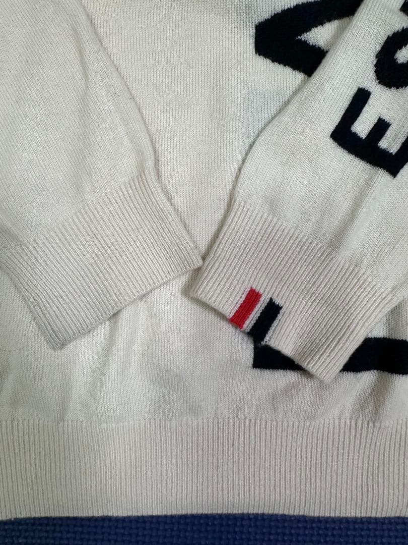 美品　PEARLY & FRANC GAVIN アイボリーセーター　Mサイズ