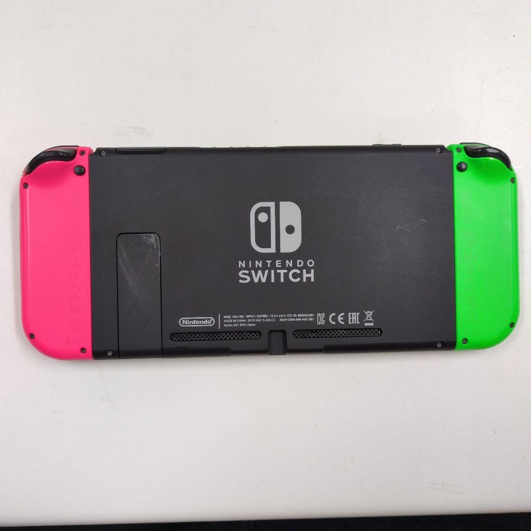 【動作確認済】Nintendo Switch本体 JOY-CON グリーンピンク
