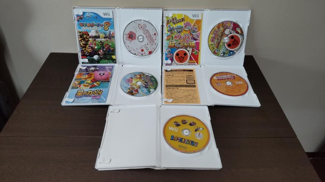 Wiiセット　専用ソフト5本　まとめ売り