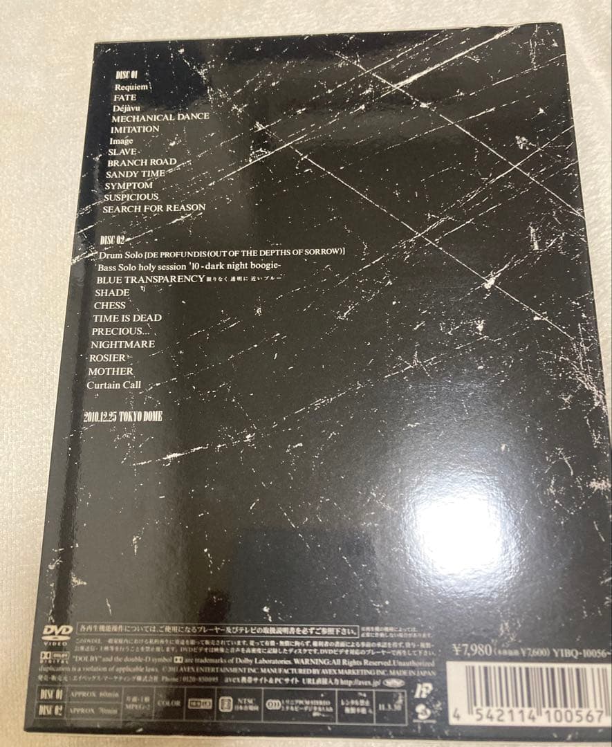 LUNACY 黒服限定GIG DVD LUNA SEA ドーム　￼￼SLAVE