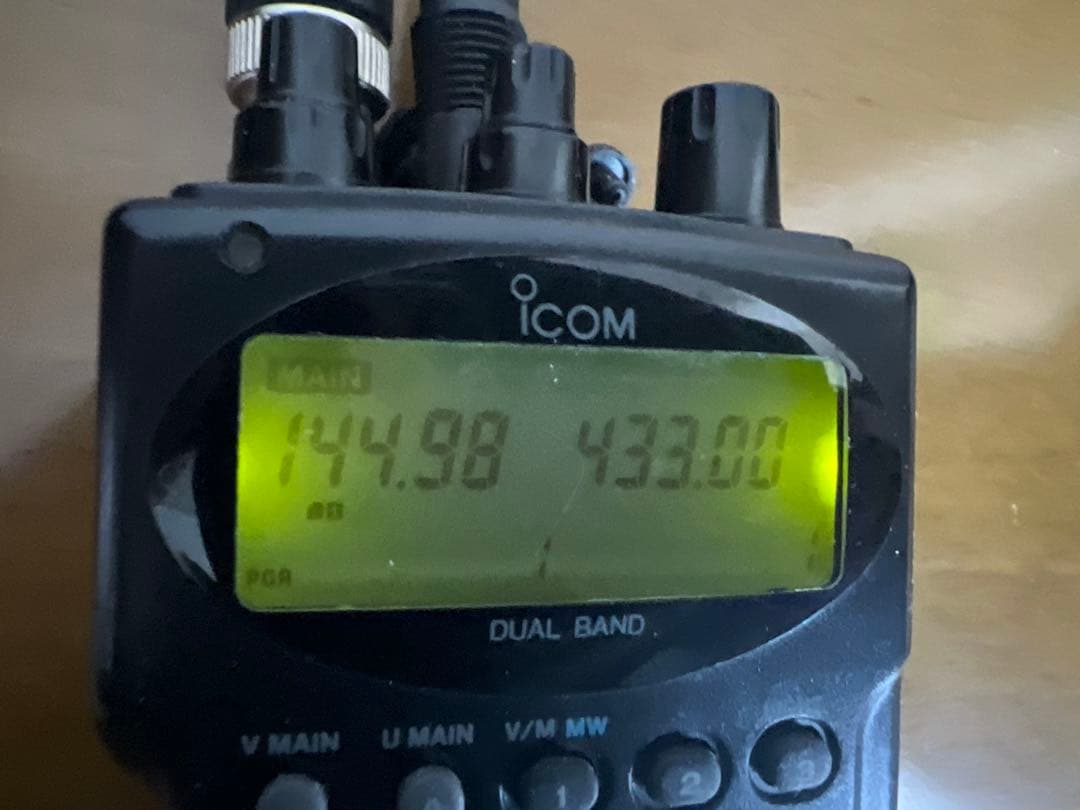 【広域受信】ICOM IC-W2デュアルバンドアマチュア無線機アンテナセット付