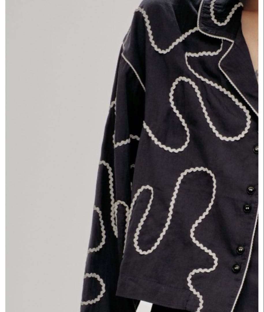 トップス TODAYFUL Embroidery Pajamas Shirts