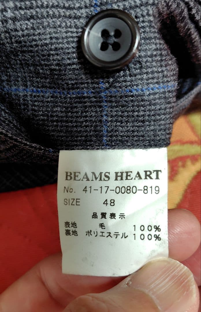 グレー系水色チェック柄スーツセット