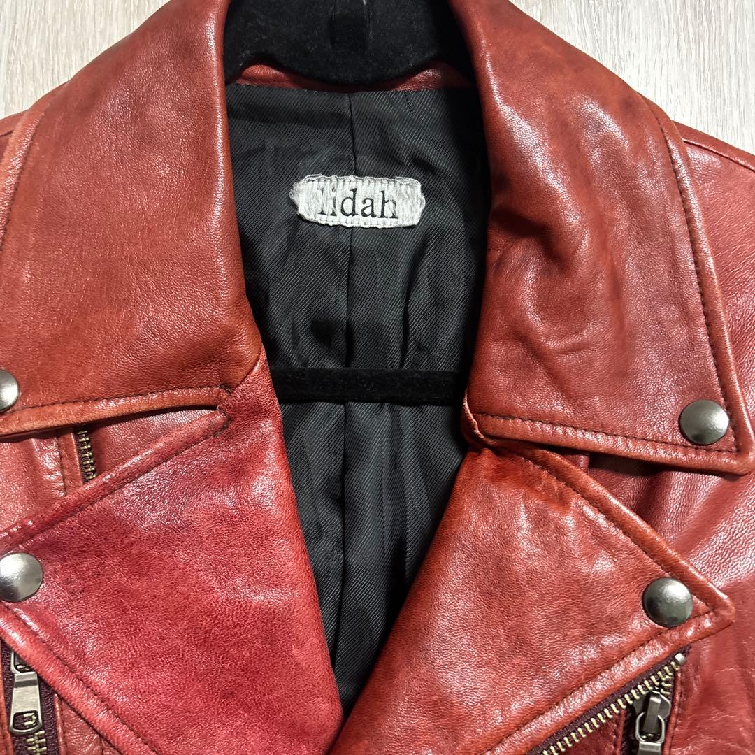 lidah 羊革 ダブルライダースジャケット Sサイズ