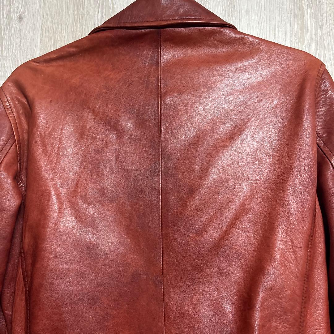 lidah 羊革 ダブルライダースジャケット Sサイズ