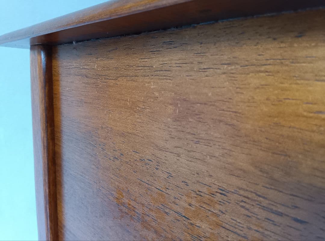 アンティーク風　2段チェスト　猫脚　木目　おしゃれ家具　洋風家具