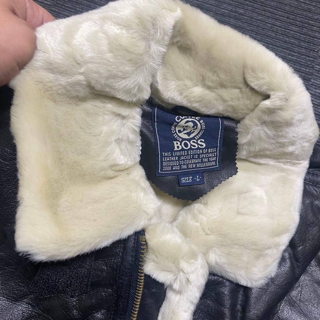 希少 SUNTORY BOSS B3 ボスジャン L 送料無料