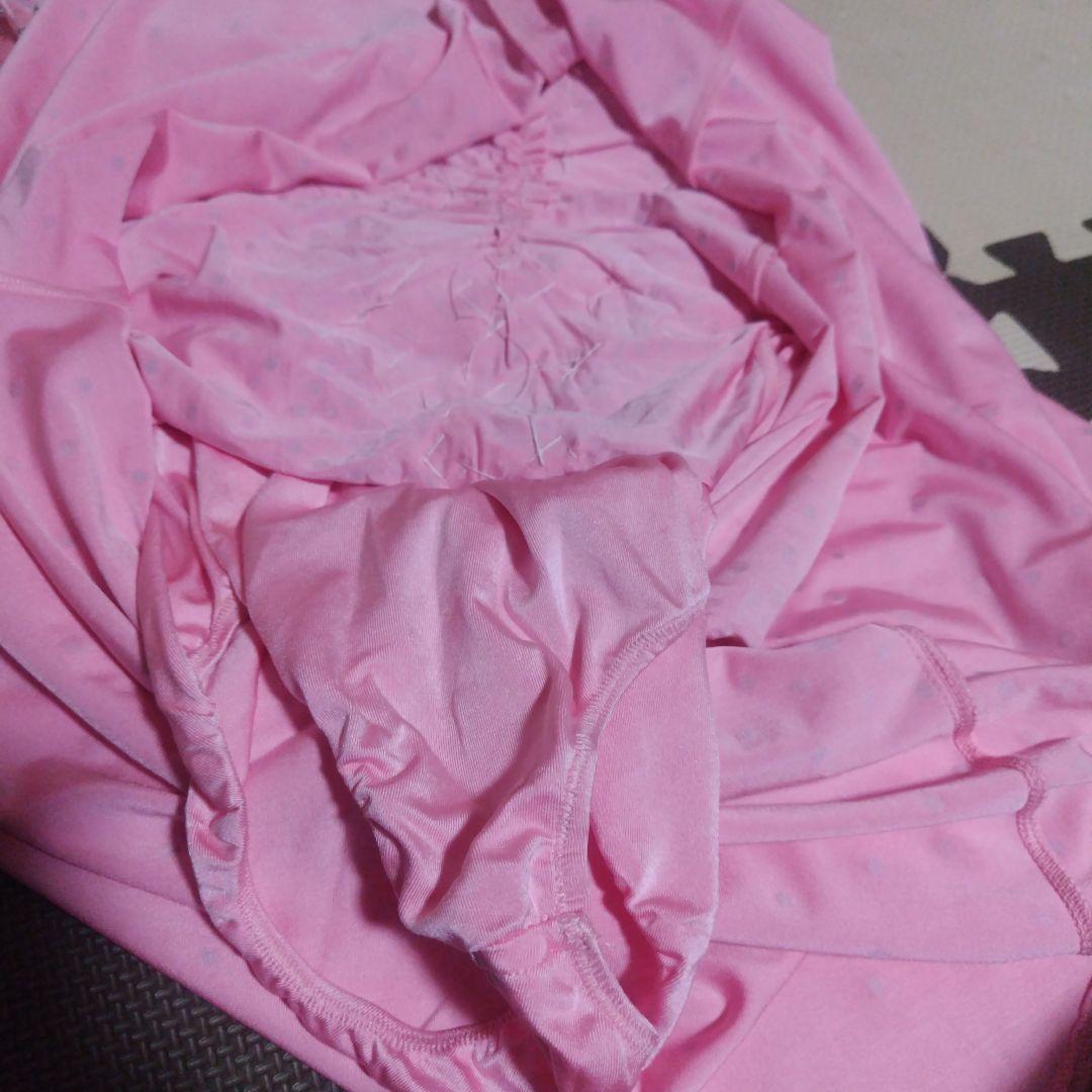 値下げ　社交ダンス用ピンクドレス　ＳＭサイズ　収縮性がある