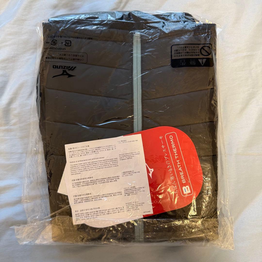 ミズノ テックフィル ハイブリッドベスト 32MEA537 ブラック Lサイズ