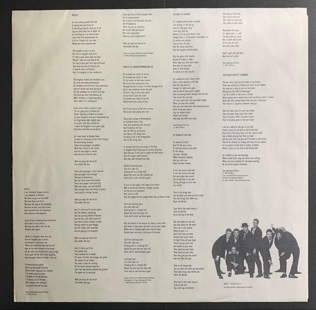 The Pogues / 堕ちた天使 US盤LP