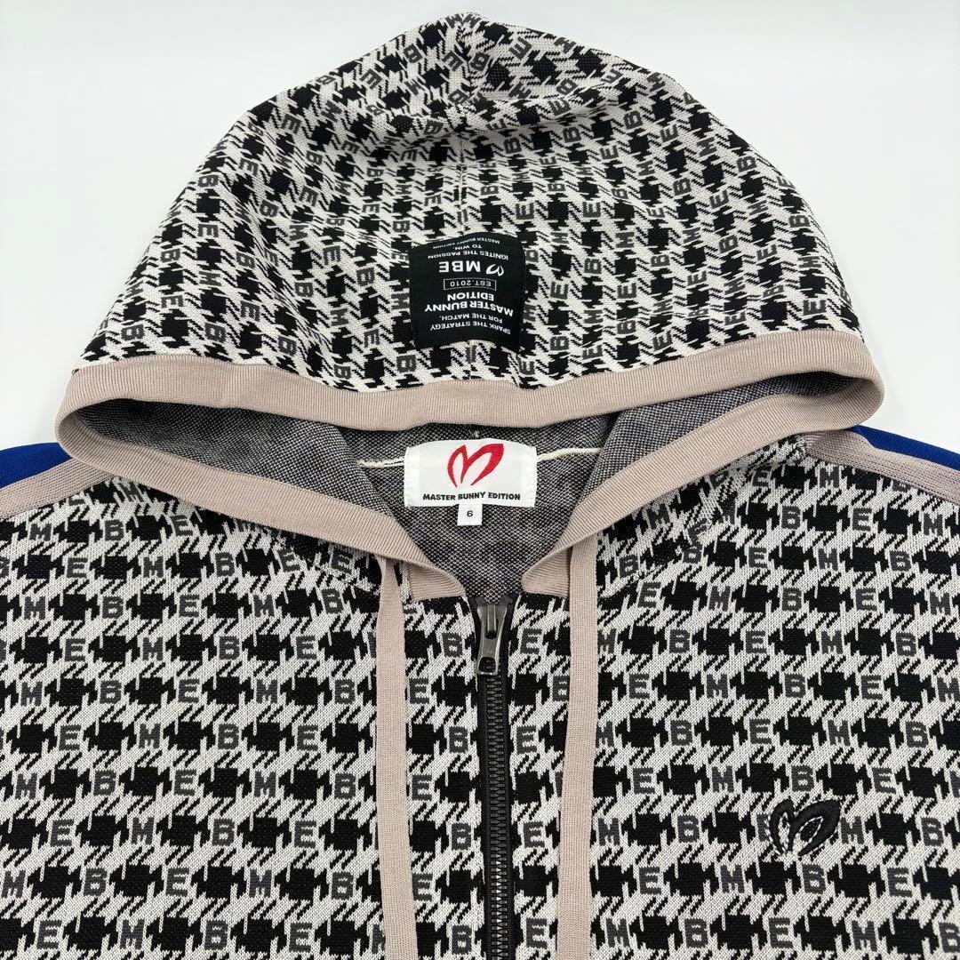 美品　マスターバニーエディション　モノグラム　ニットパーカー　6(XL 717
