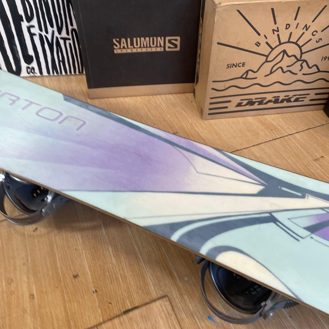 BURTON×UNION　バートン　ユニオン　バインディング付スノーボードセット