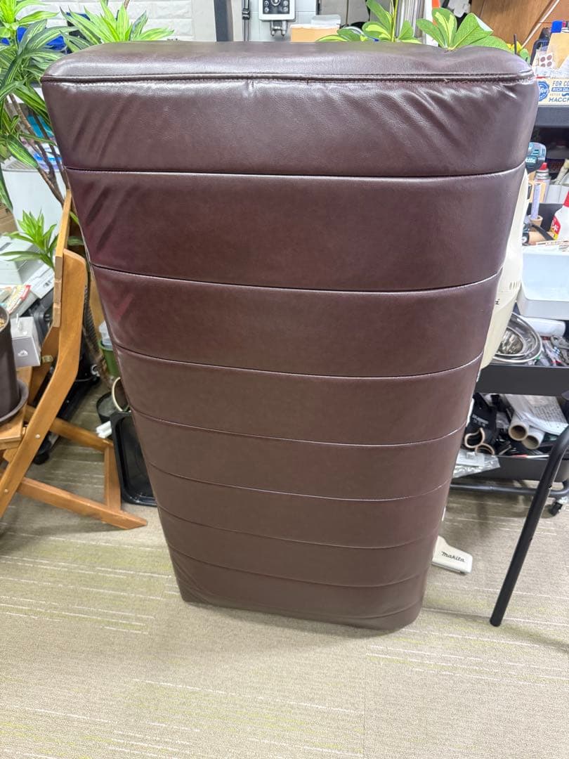 【美品】ニトリ　2人用合皮ソファ　(Nシールド ステイン2KD DBR)