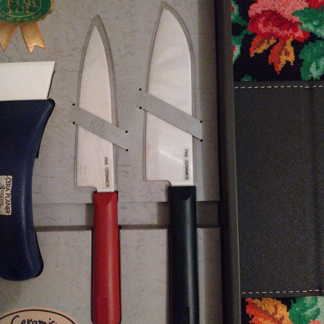 ★KYOCERA 京セラ ファインセラミックナイフ2本セット&セラプレーナー