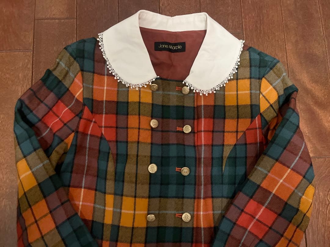 Jane Marple ジェーンマープル タータンチェックワンピース