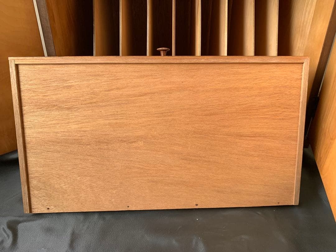 レコード収納　木製家具