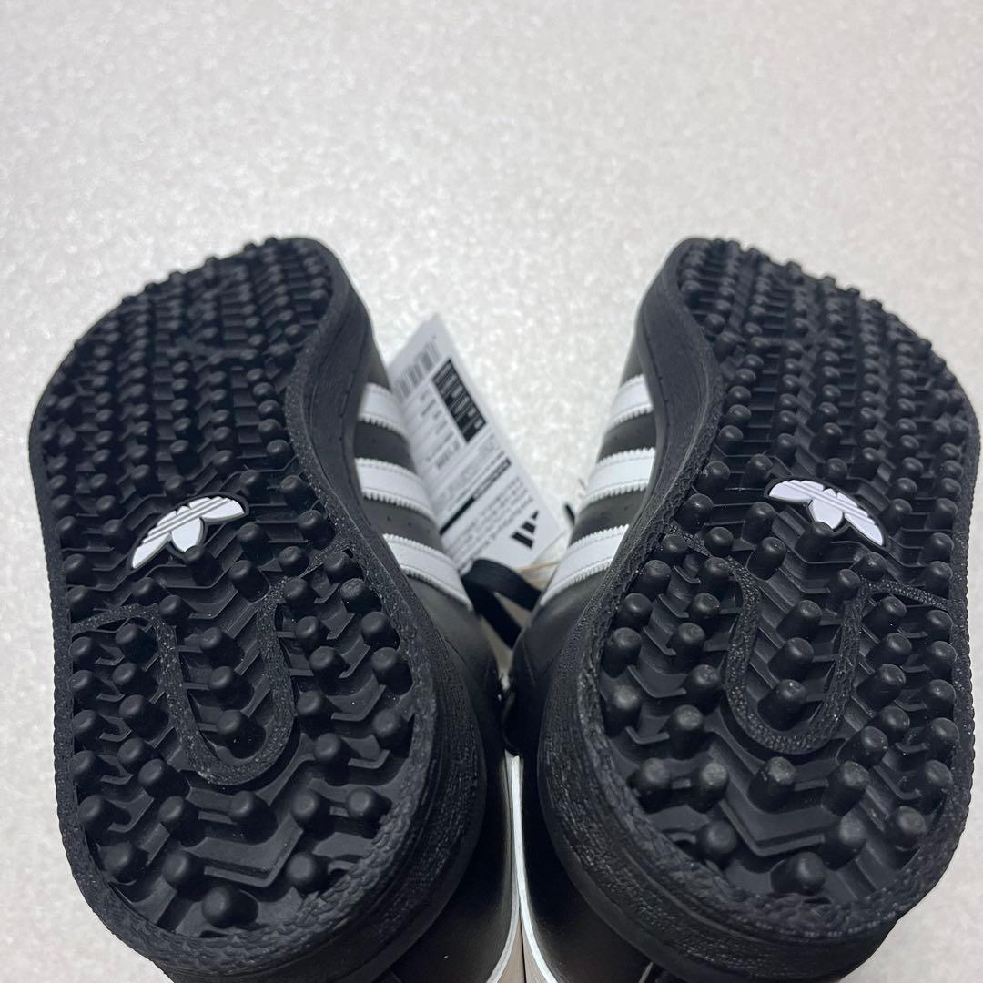 【新品】adidas スーパースターゴルフシューズSS80ブラック 25.0cm