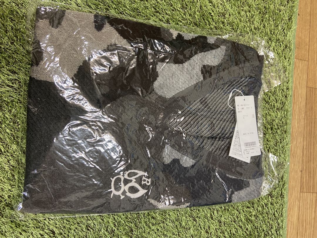 N*i様 新品正規品【RUSSELUNO/4】ビッグルチャニットベストカモフラー