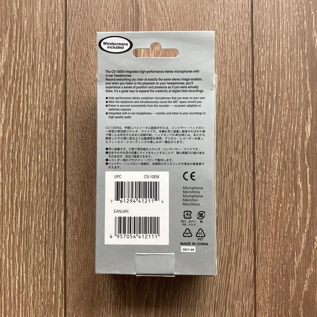 Roland ローランド CS-10EM バイノーラルマイク イヤホン ASMR