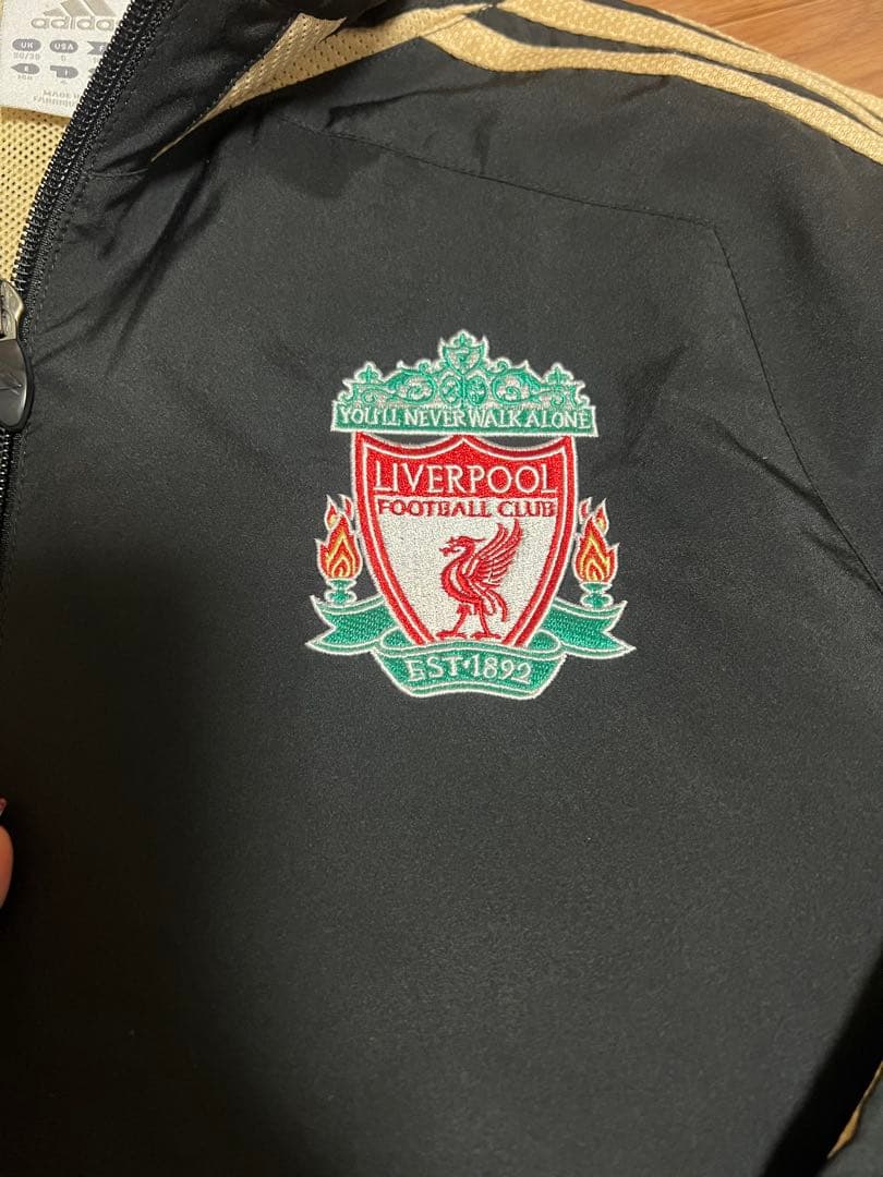 Liverpool FC adidas ジャージセット 黒　Mサイズ　リバプール