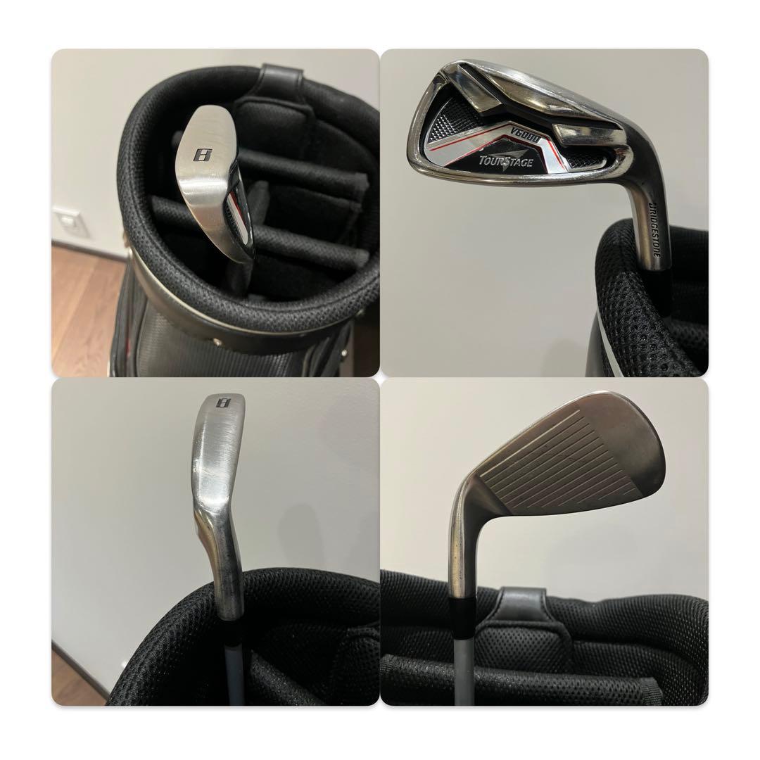 ゴルフクラブセット　男性用右利き　クラブ10点＋バック