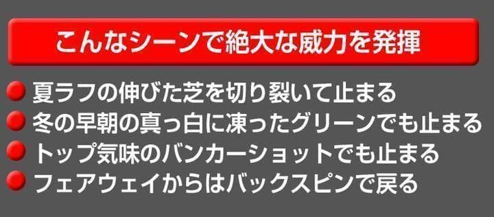 【左 ヘッド単品】世界最多角溝で超絶スピン! ダイナミクス ハイスピンウェッジ
