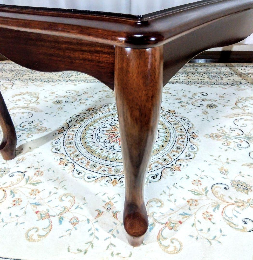 【猫脚アンティーク】センターテーブル　ヴィンテージローテーブル　✱美品✱