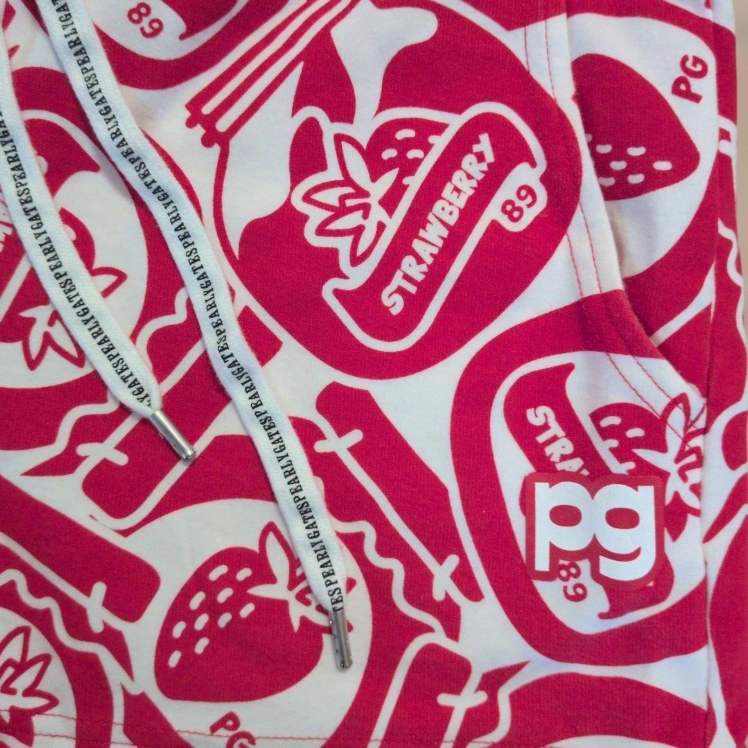 【 PEARLY GATES 】ストロベリー柄 セットアップ（ size 1 ）