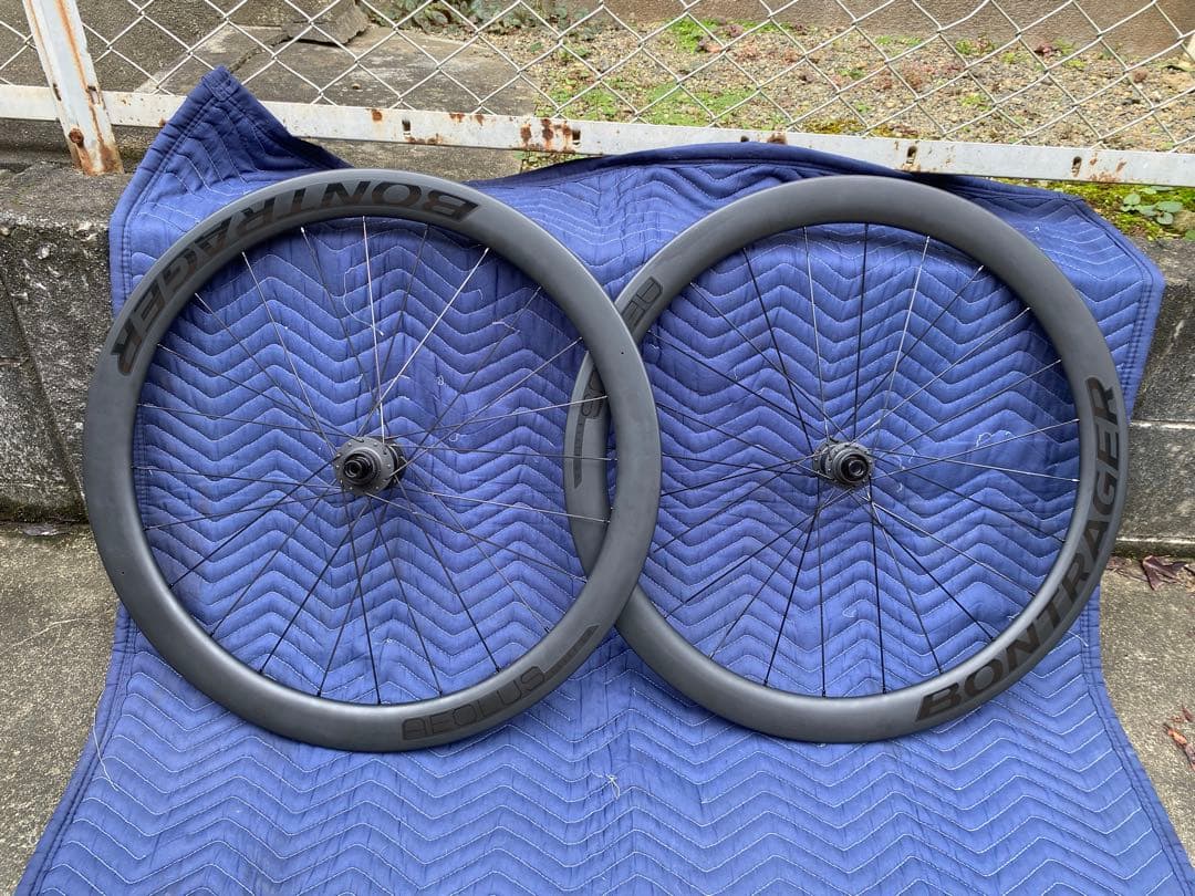 【美品】ボントレガー Aeolus エリート50 TLR ディスクホイール