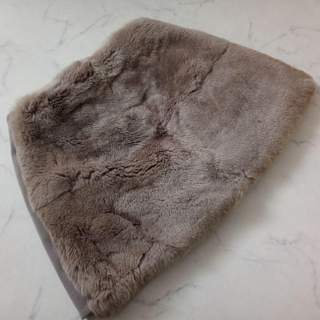 エスマックスマーラ　S'MaxMara ラビットファー　ケープ　コート　ストール