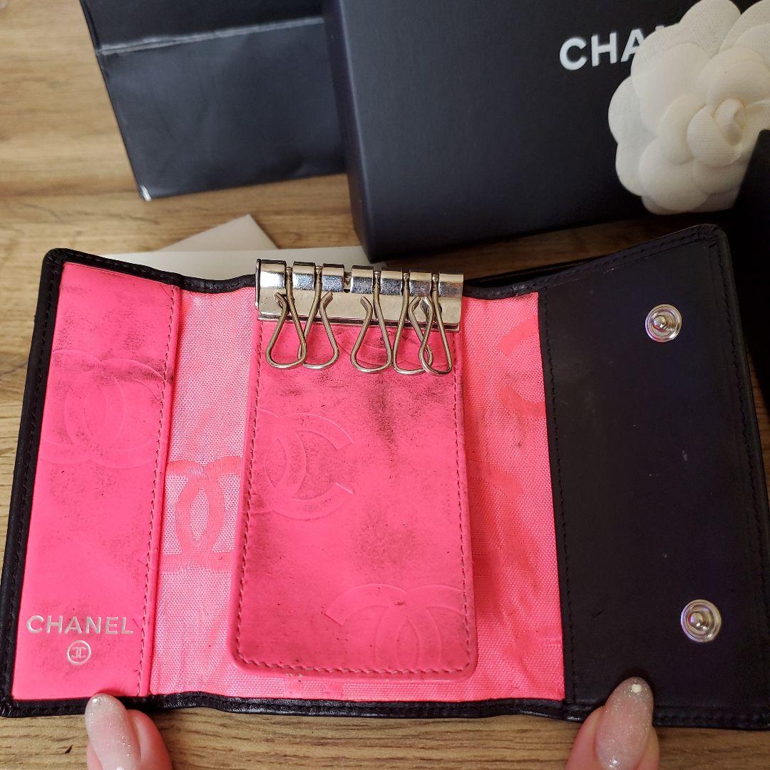 CHANEL カンボンライン 6連キーケース