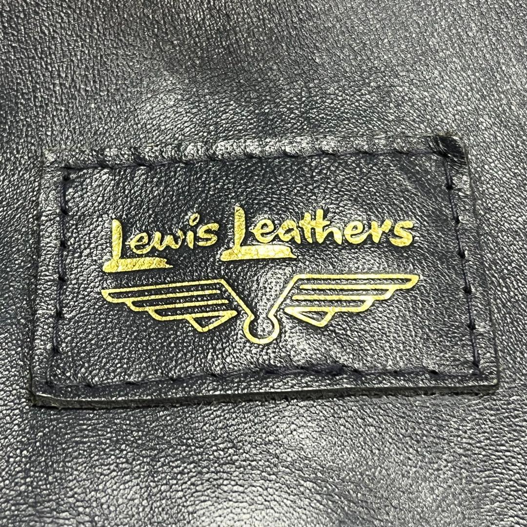 Lewis Leathers ドミネーター ホースハイド ネイビー 36