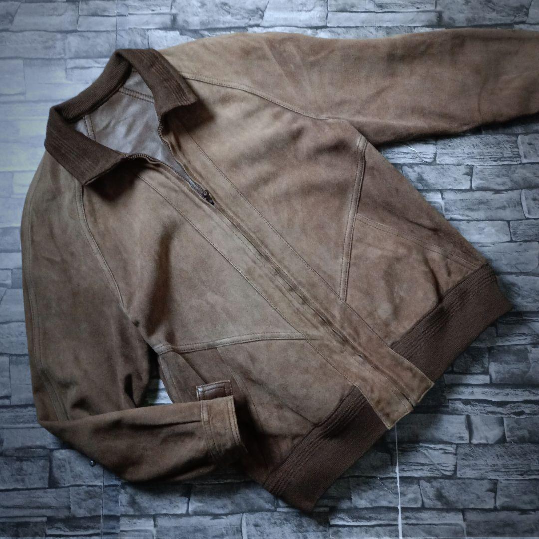 トラス スウェード×ラムレザー リバーシブル革ジャン