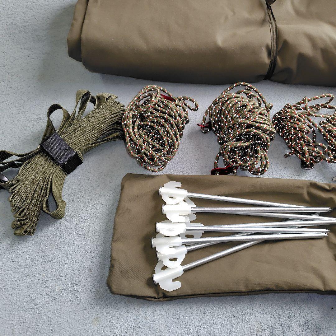 Unigear ヘキサタープ TC ポリコットン 420ｘ410 グリーン